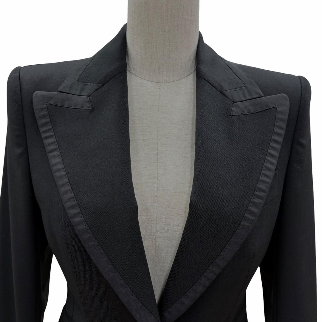 Pristine DOLCE&GABBANA Jacket black wool Women 36 F29EFT
