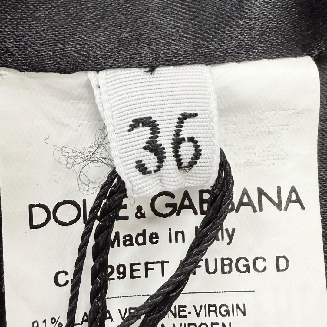 Pristine DOLCE&GABBANA Jacket black wool Women 36 F29EFT