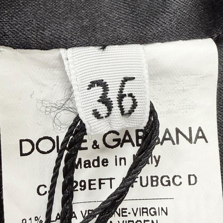 Pristine DOLCE&GABBANA Jacket black wool Women 36 F29EFT