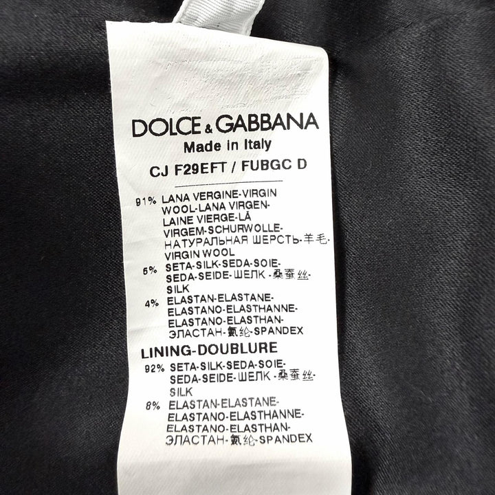 Pristine DOLCE&GABBANA Jacket black wool Women 36 F29EFT