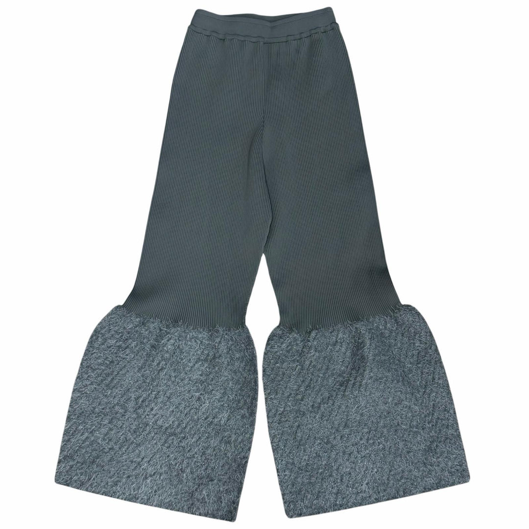 Excellent CFCL Pants POTTERY LUXE BELL BOTTOM PANTS Lame polyester 1 CF006KF150