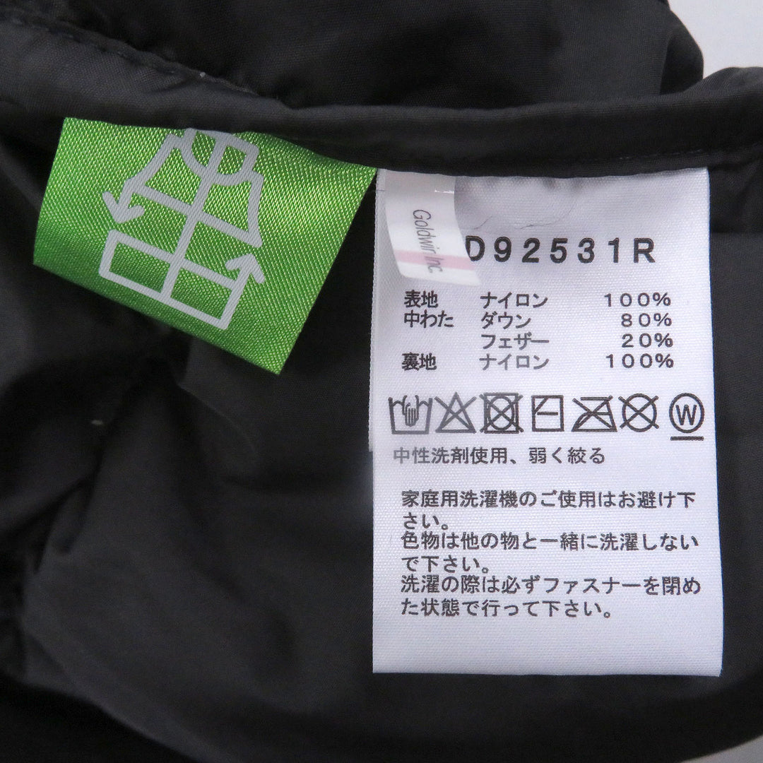 Great THE NORTH FACE Down jacket Nuptse Jacket Navy Nylon mens M ND92531R
