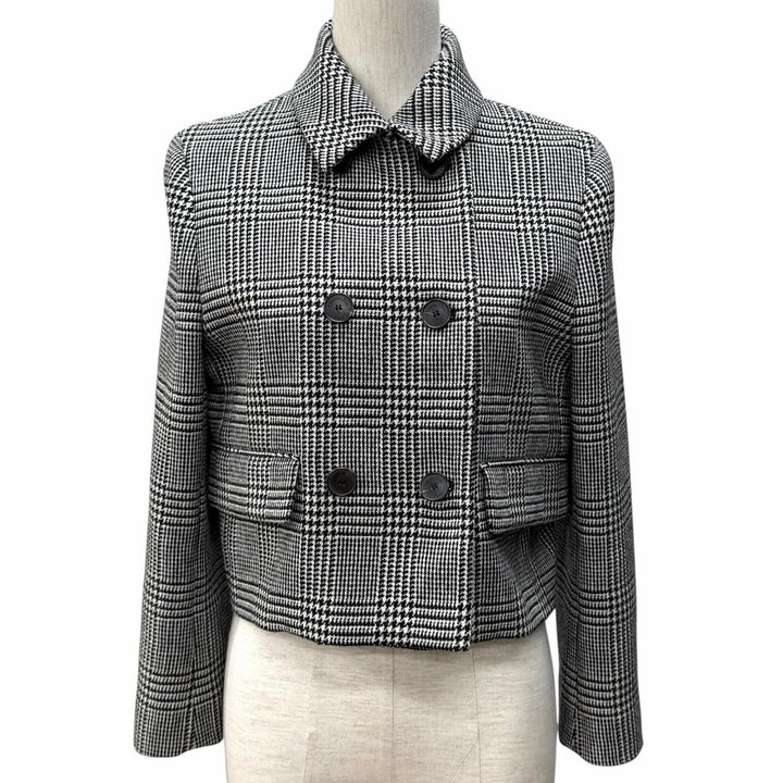 Excellent Christian Dior Jacket black wool Women 40 311V86A1376