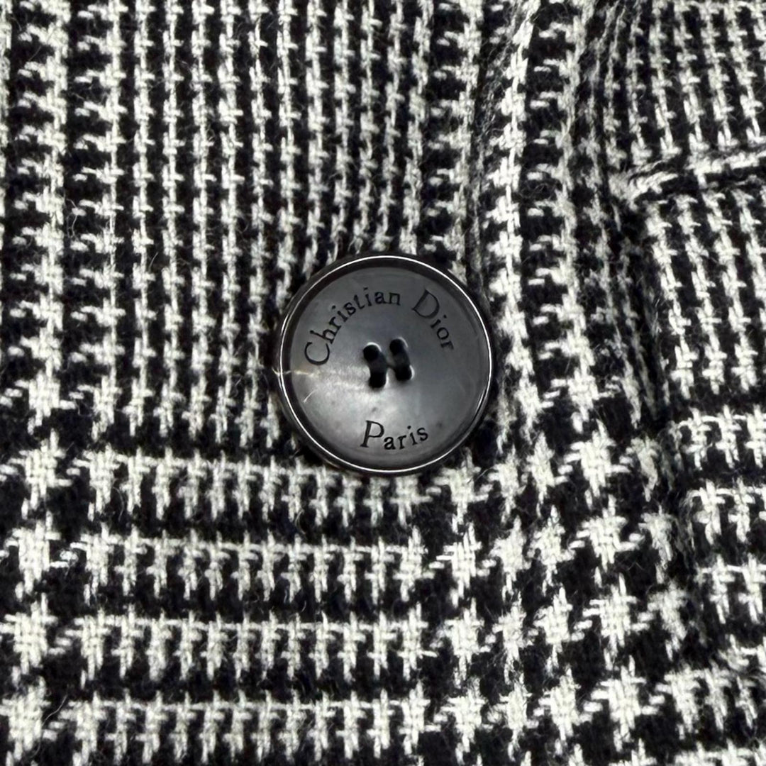 Excellent Christian Dior Jacket black wool Women 40 311V86A1376