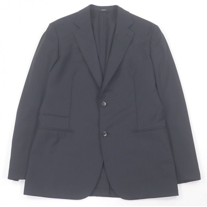 Excellent HERMES tailored jacket single Navy hair mens 50