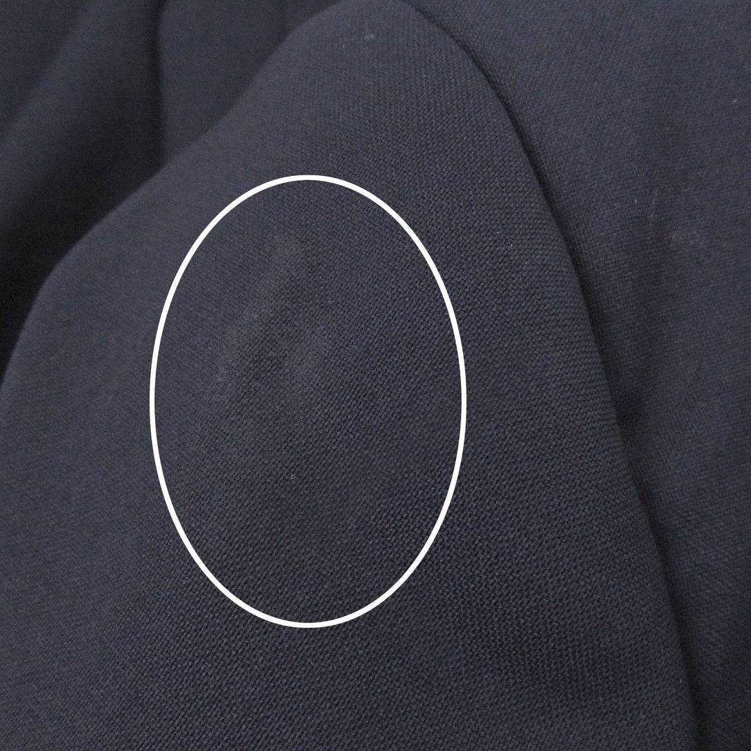 Excellent HERMES tailored jacket single Navy hair mens 50