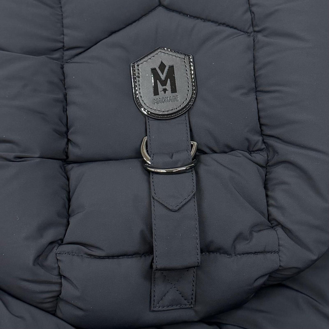 Excellent MACKAGE down coat FARREN black Nylon Women M 11602609-0A
