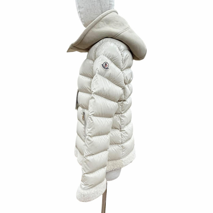 Pristine MONCLER Down jacket GUICHARD beige Nylon Women 1 H20931A00102