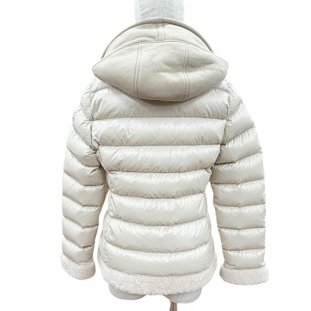 Pristine MONCLER Down jacket GUICHARD beige Nylon Women 1 H20931A00102