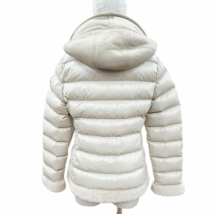 Pristine MONCLER Down jacket GUICHARD beige Nylon Women 1 H20931A00102