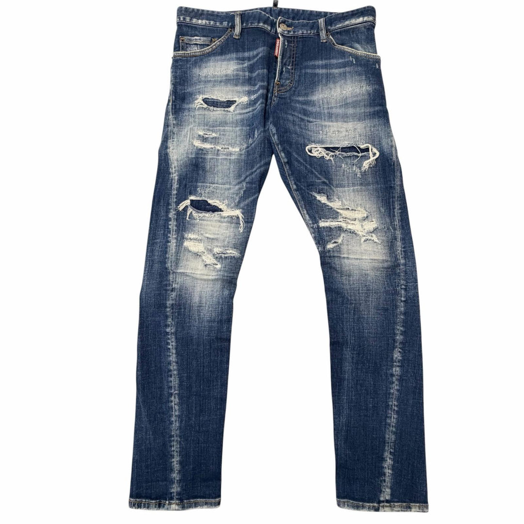 Discounted Very Good DSQUARED2 Denim pants SEXY TWIST JEANS Damage processing