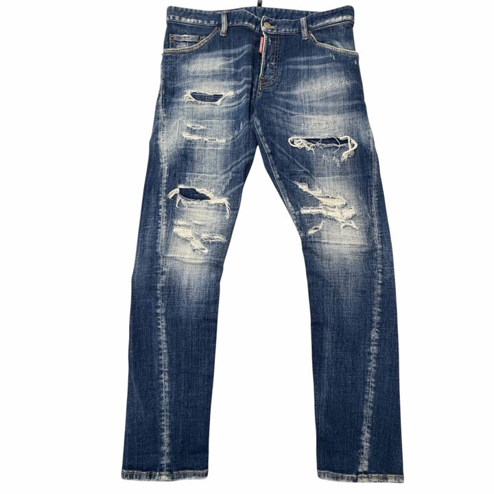 Discounted Very Good DSQUARED2 Denim pants SEXY TWIST JEANS Damage processing
