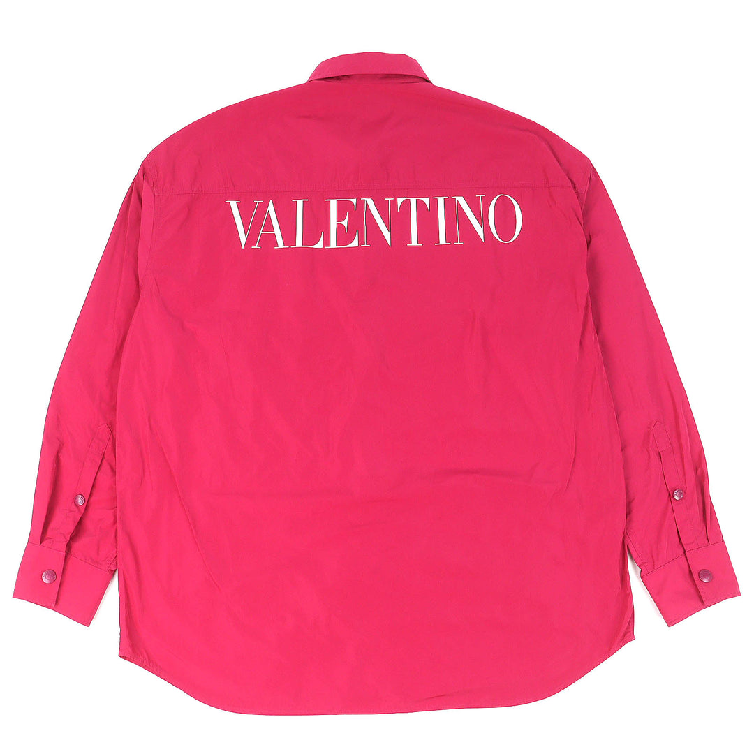 Great VALENTINO Nylon jacket Lace embroidered pocket, red pink XL VV0CIH367BR
