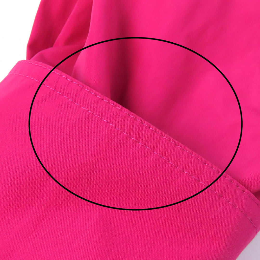 Great VALENTINO Nylon jacket Lace embroidered pocket, red pink XL VV0CIH367BR