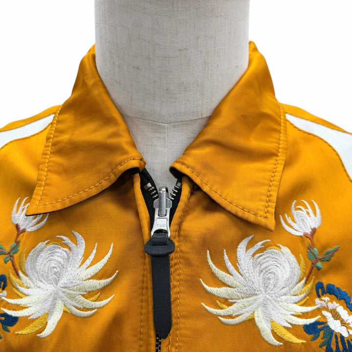 Excellent COACH keith haring Sukajan Orange Rayon mens 46