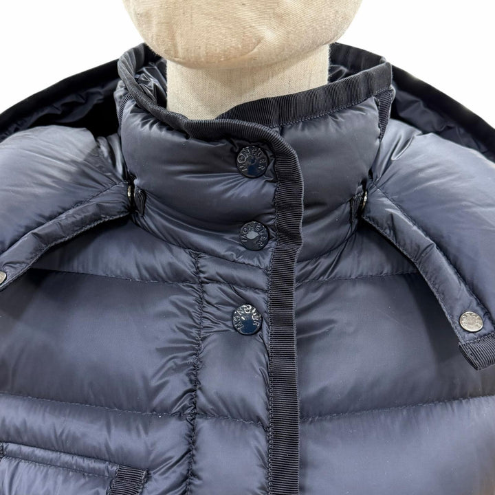 Great MONCLER down coat HERMINE Navy Nylon Women 00 C20934930005