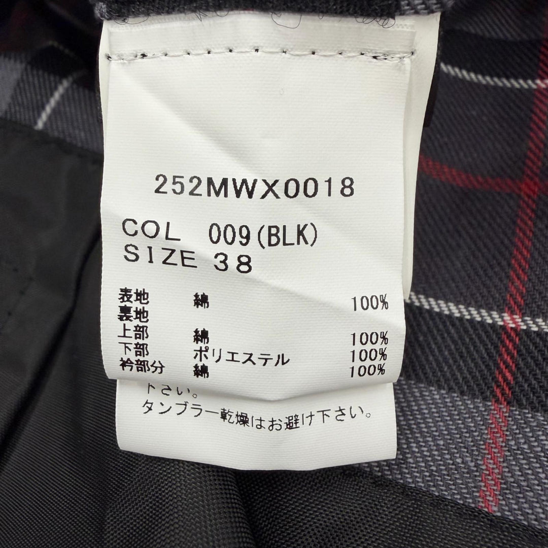 Great Barbour Jacket BEDALE black cotton mens 38 252MWX0018