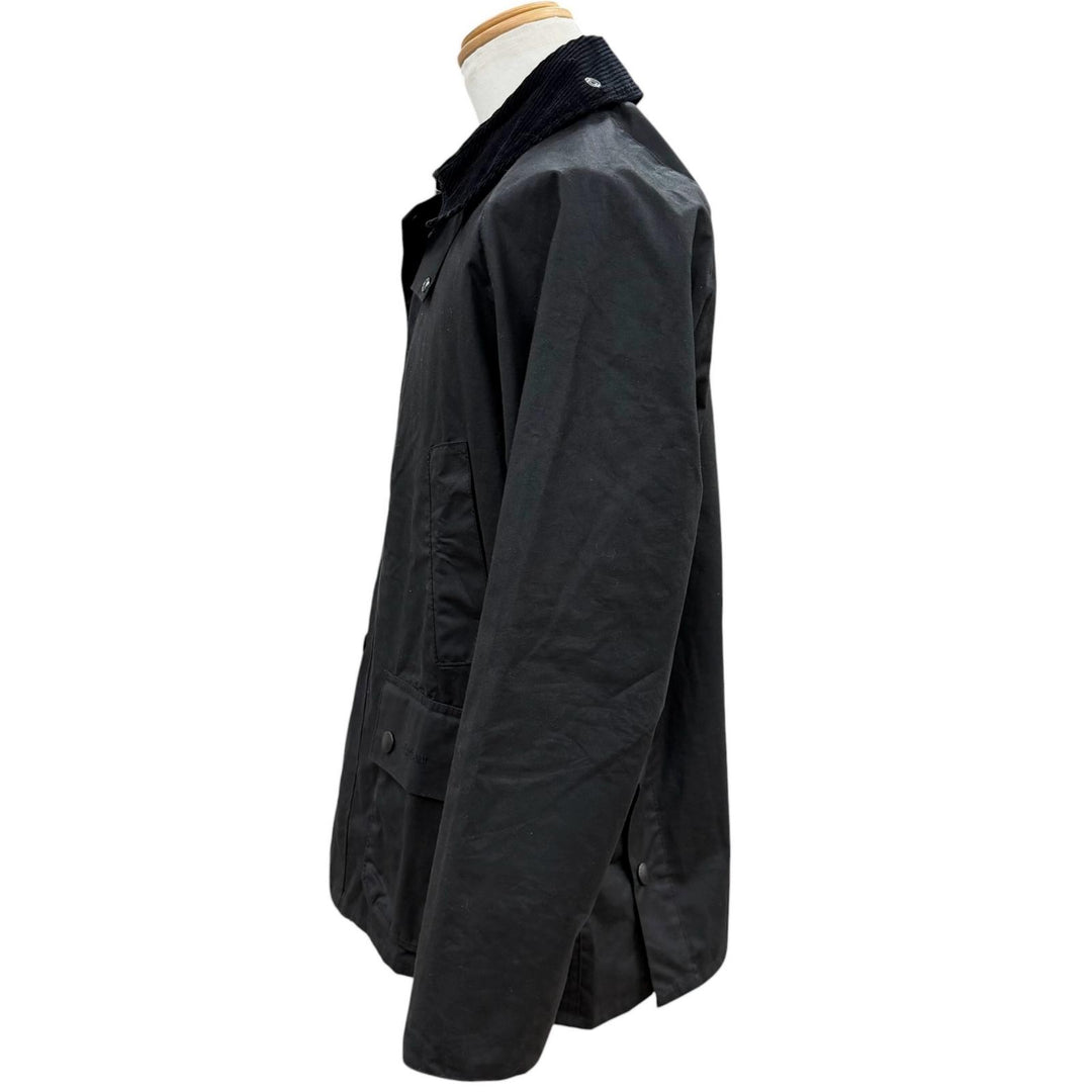Great Barbour Jacket BEDALE black cotton mens 38 252MWX0018