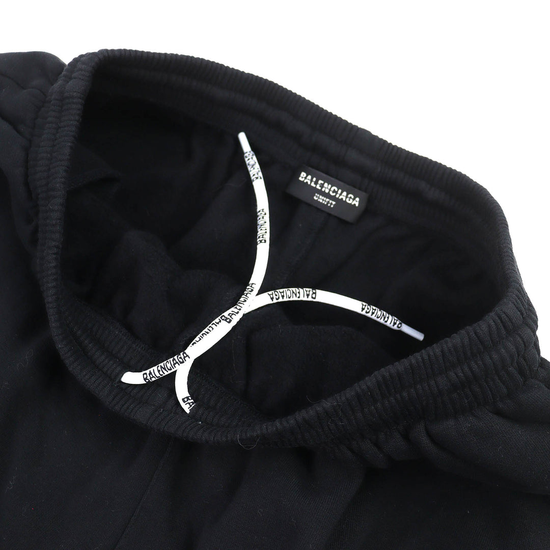 Discounted Great BALENCIAGA NASA Jogger Pants Sweatpants black cotton mens XS 641673