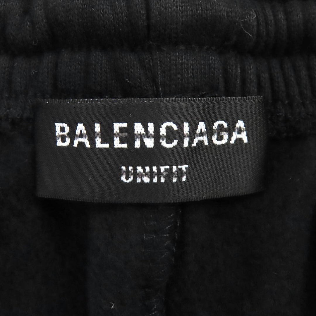 Discounted Great BALENCIAGA NASA Jogger Pants Sweatpants black cotton mens XS 641673