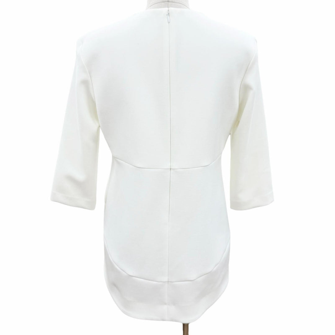 Excellent YOKO CHAN tops Faux Pearl Skipper Three-Quarter Sleeve 40 YCB-923-355