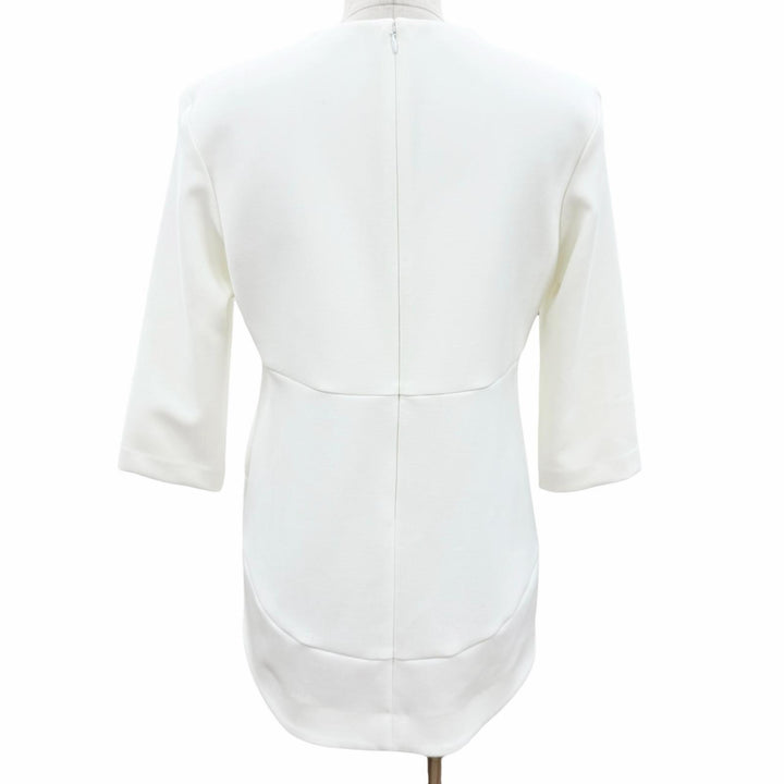 Excellent YOKO CHAN tops Faux Pearl Skipper Three-Quarter Sleeve 40 YCB-923-355