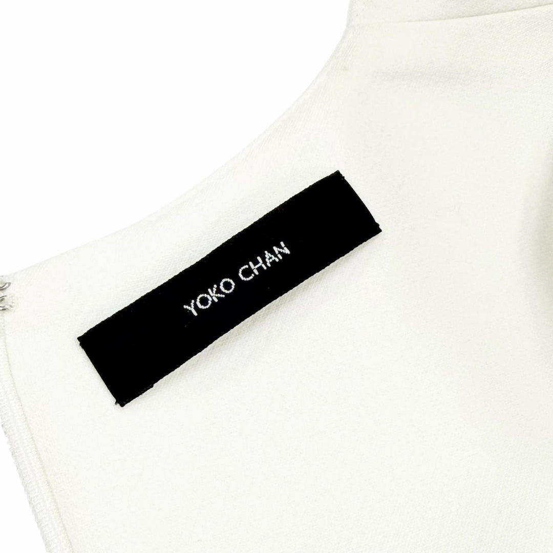 Excellent YOKO CHAN tops Faux Pearl Skipper Three-Quarter Sleeve 40 YCB-923-355