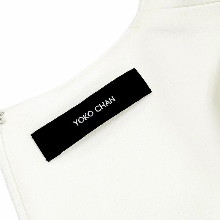 Excellent YOKO CHAN tops Faux Pearl Skipper Three-Quarter Sleeve 40 YCB-923-355