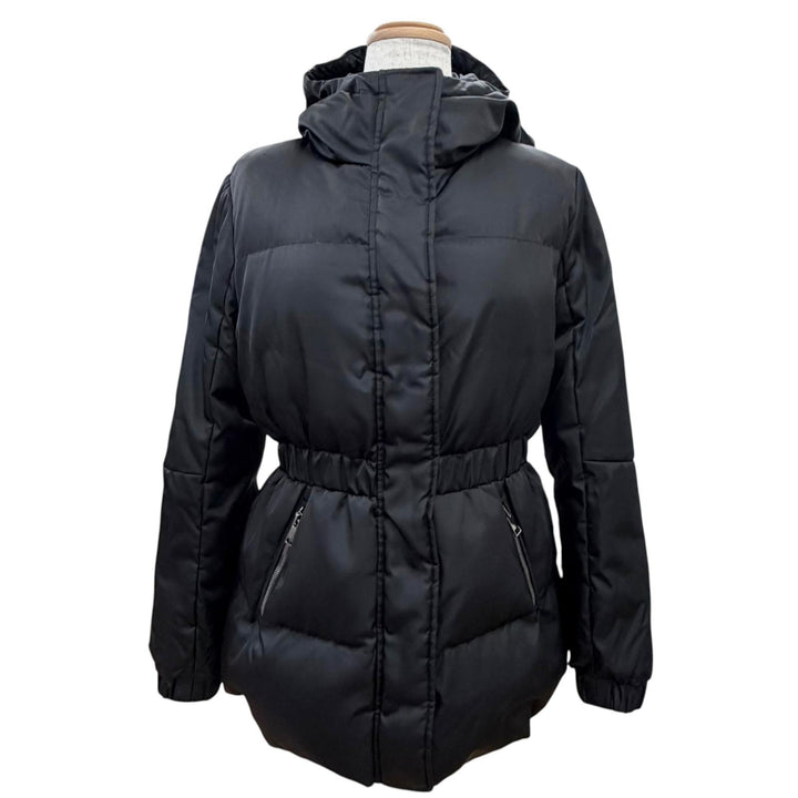 Great MONCLER Down jacket FATSIAN Logo patch Hooded black 0 D20934680005