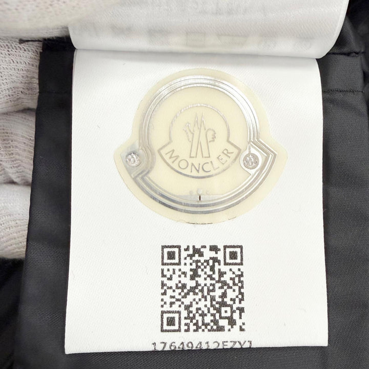 Great MONCLER Down jacket FATSIAN Logo patch Hooded black 0 D20934680005
