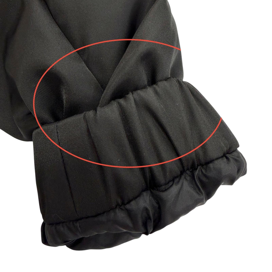 Great MONCLER Down jacket FATSIAN Logo patch Hooded black 0 D20934680005