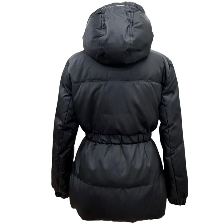 Great MONCLER Down jacket FATSIAN Logo patch Hooded black 0 D20934680005