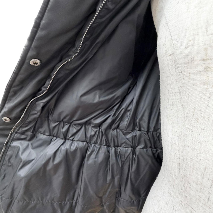 Great MONCLER Down jacket FATSIAN Logo patch Hooded black 0 D20934680005