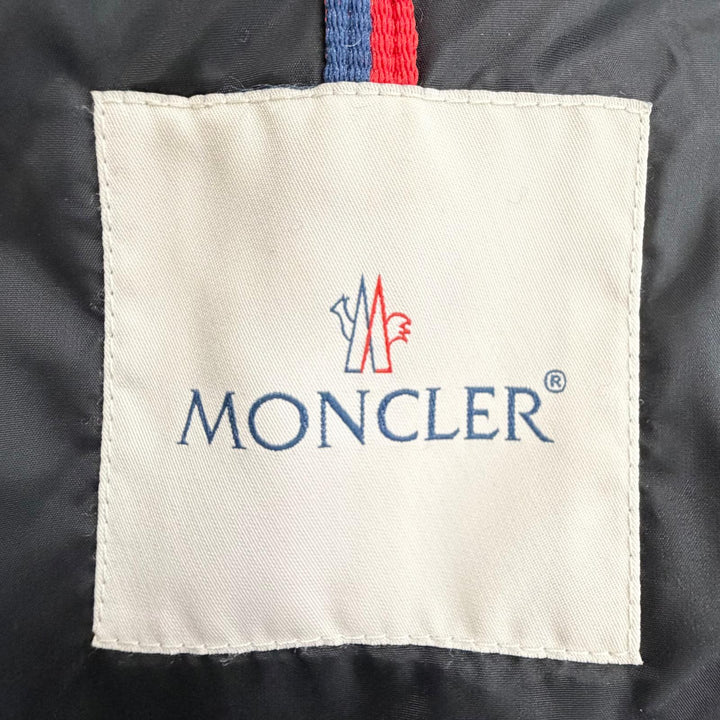 Great MONCLER Down jacket FATSIAN Logo patch Hooded black 0 D20934680005