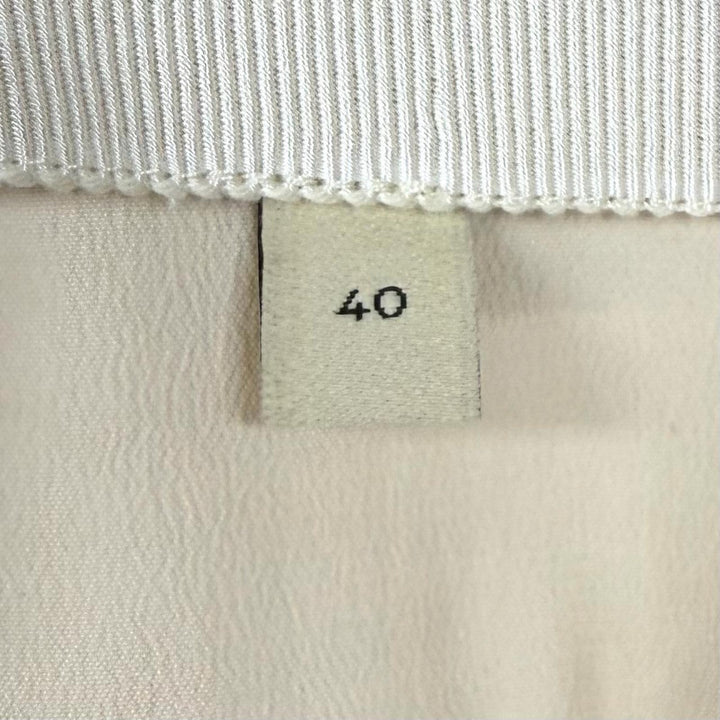 Excellent GUCCI Tight Skirt Interlocking G Tweed white wool Women 40 771992