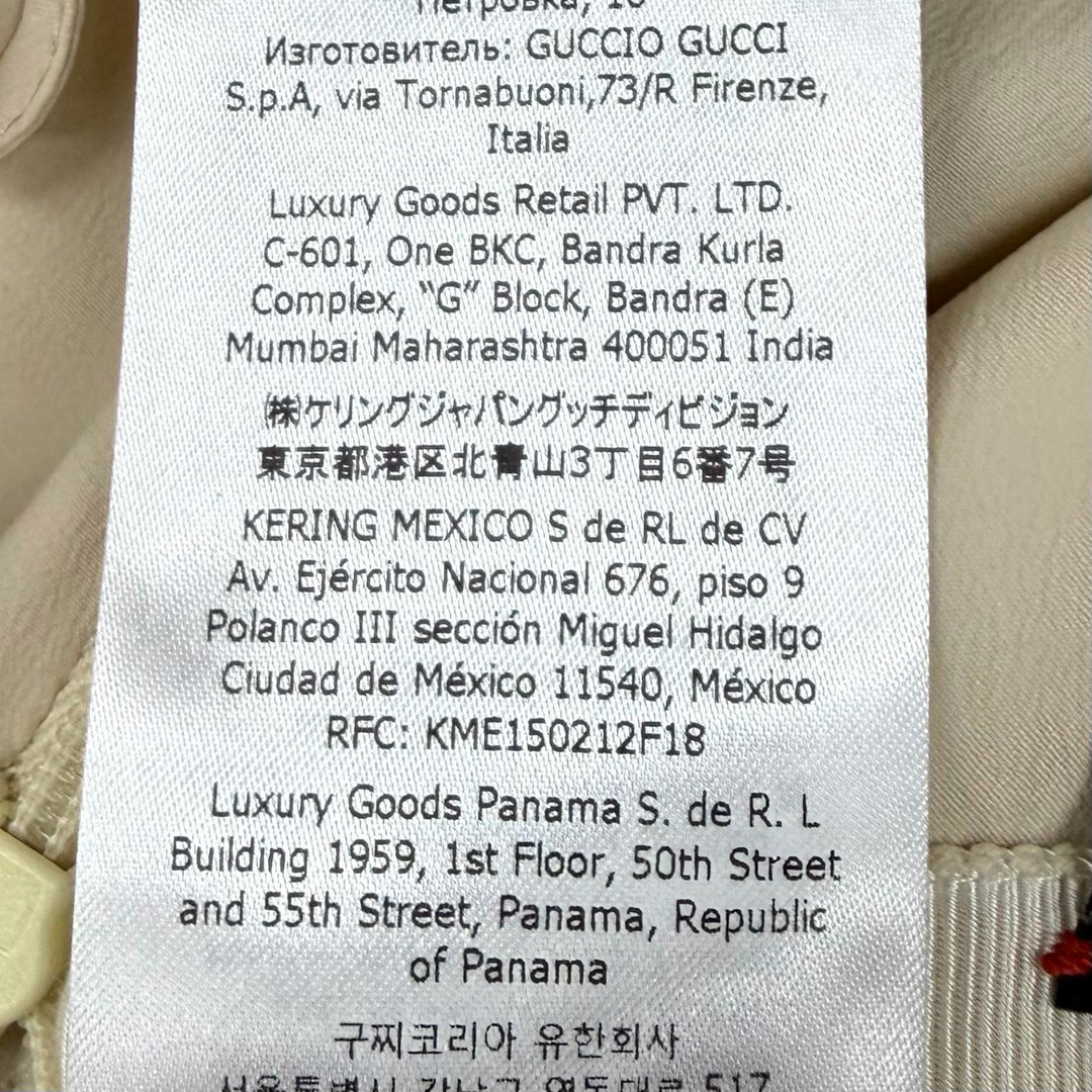 Excellent GUCCI Tight Skirt Interlocking G Tweed white wool Women 40 771992
