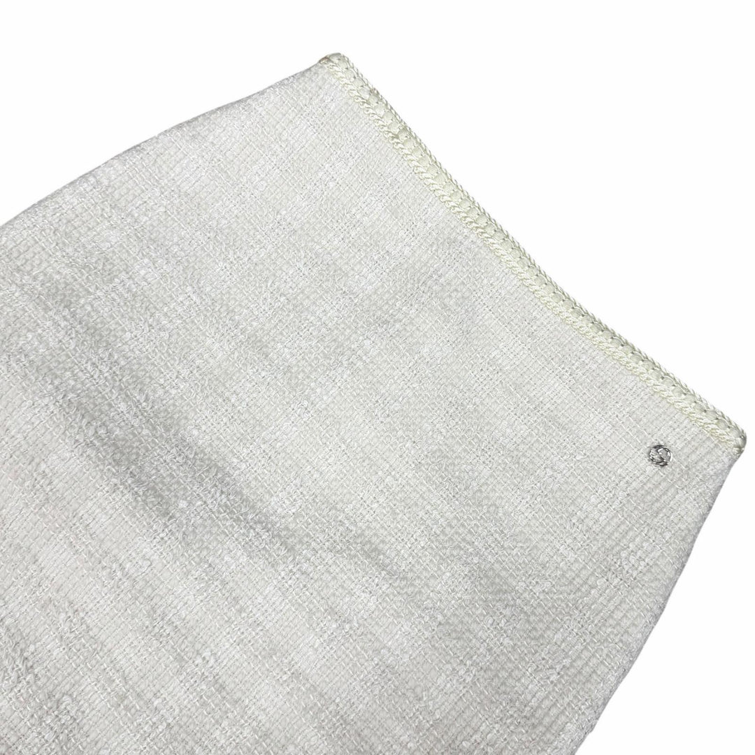 Excellent GUCCI Tight Skirt Interlocking G Tweed white wool Women 40 771992
