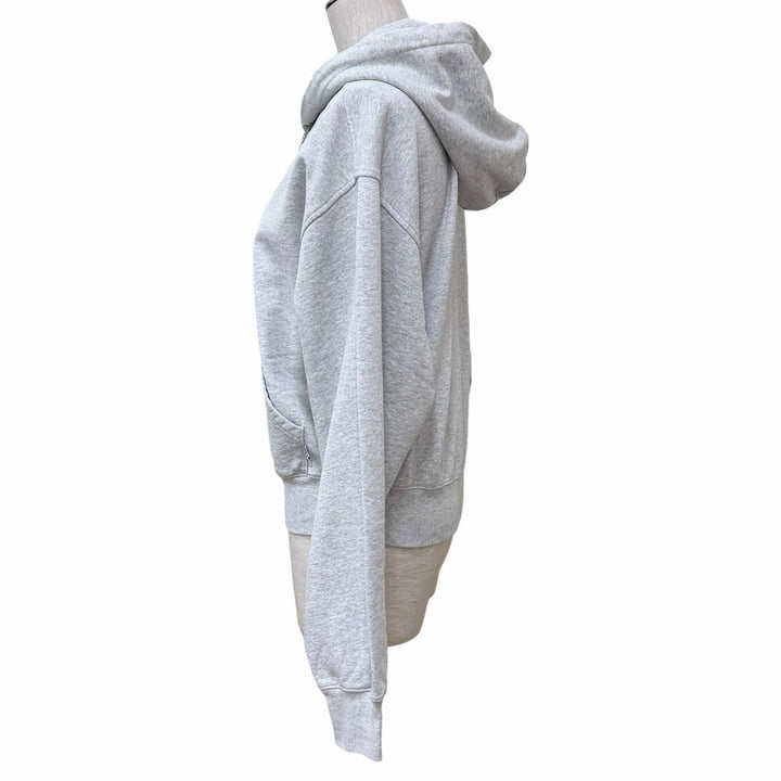 Excellent Alexander Wang hoodie gray cotton Women XS 4CC1252112