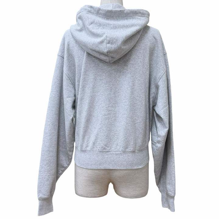 Excellent Alexander Wang hoodie gray cotton Women XS 4CC1252112