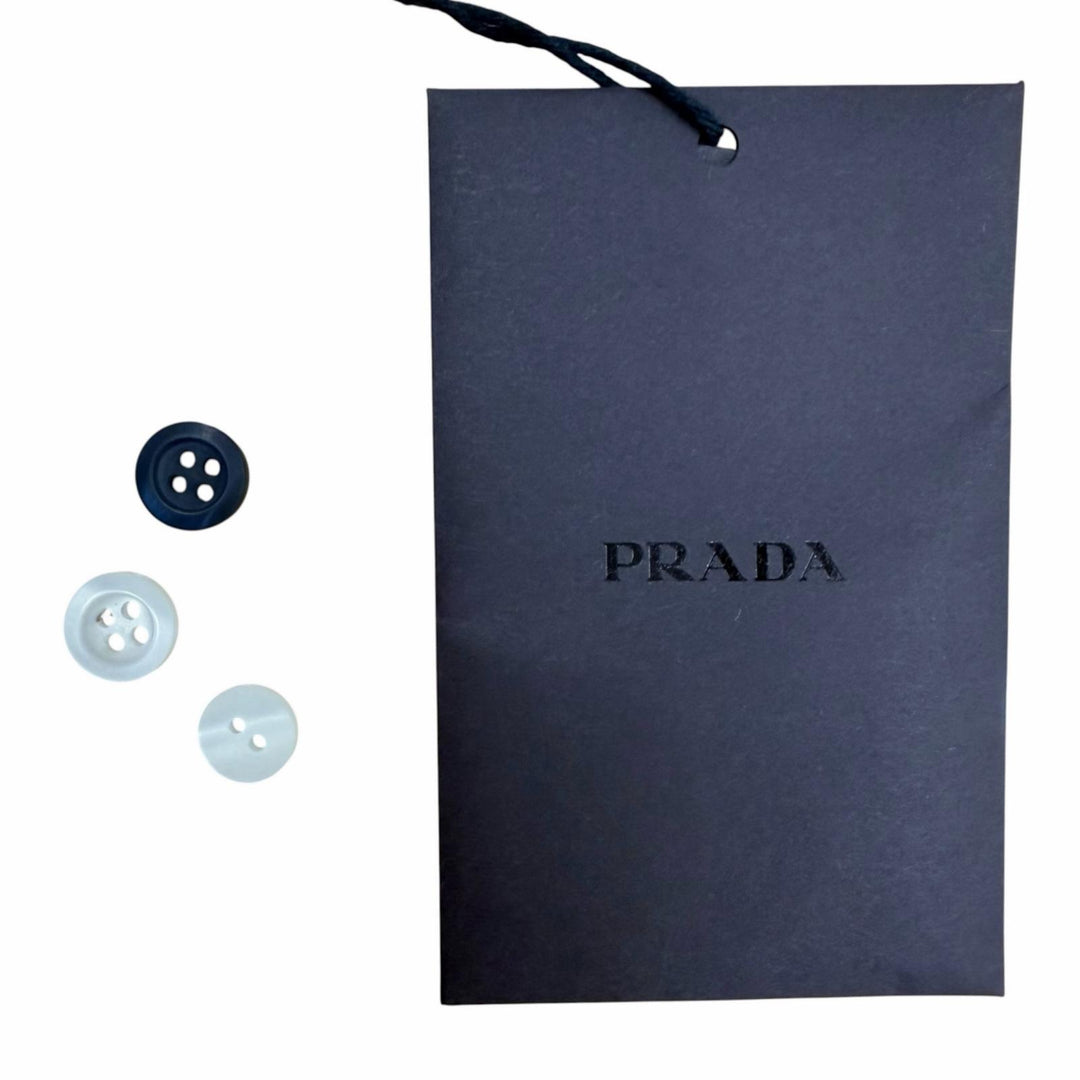 Pristine PRADA knit navy Virgin wool Women 44 DNA00T