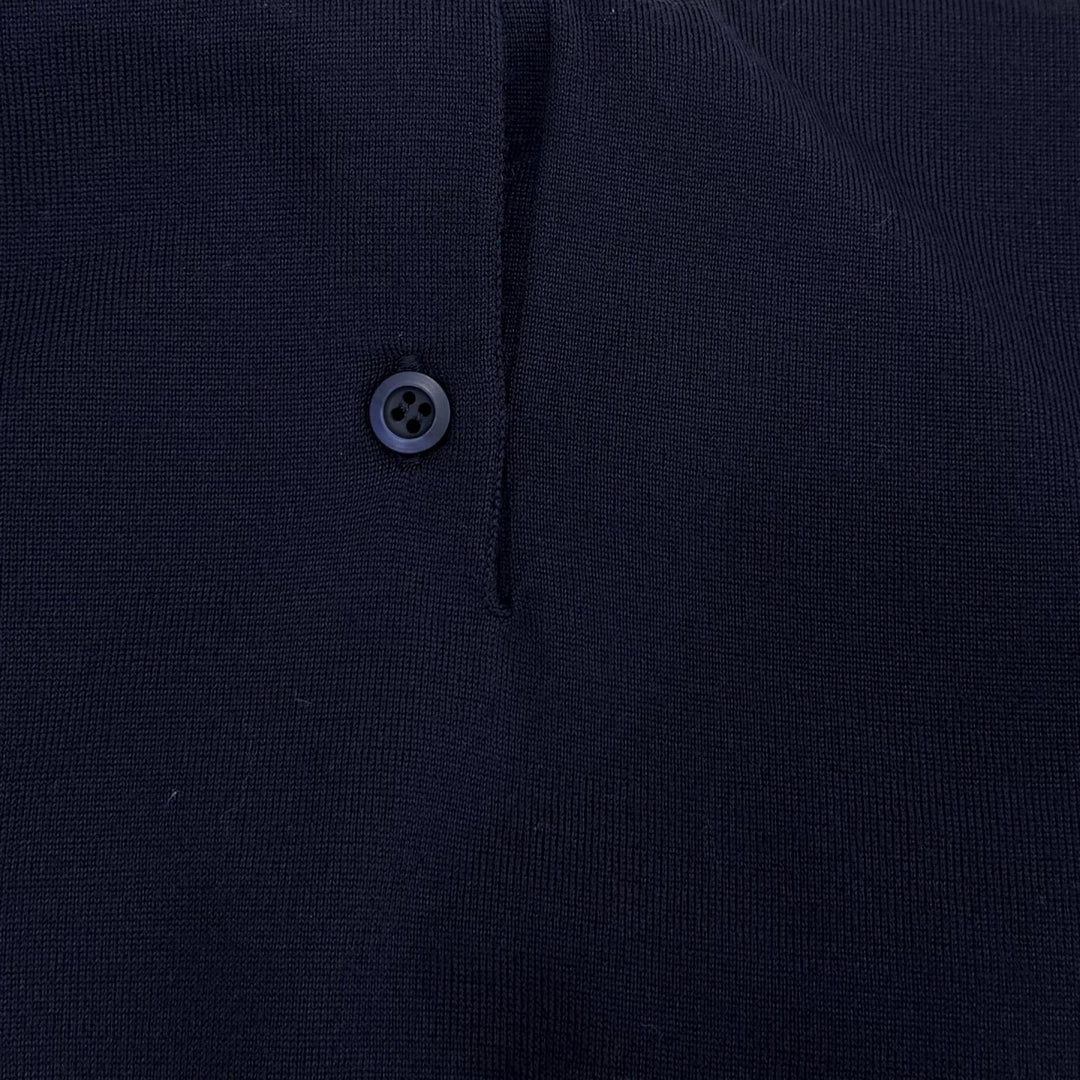 Pristine PRADA knit navy Virgin wool Women 44 DNA00T