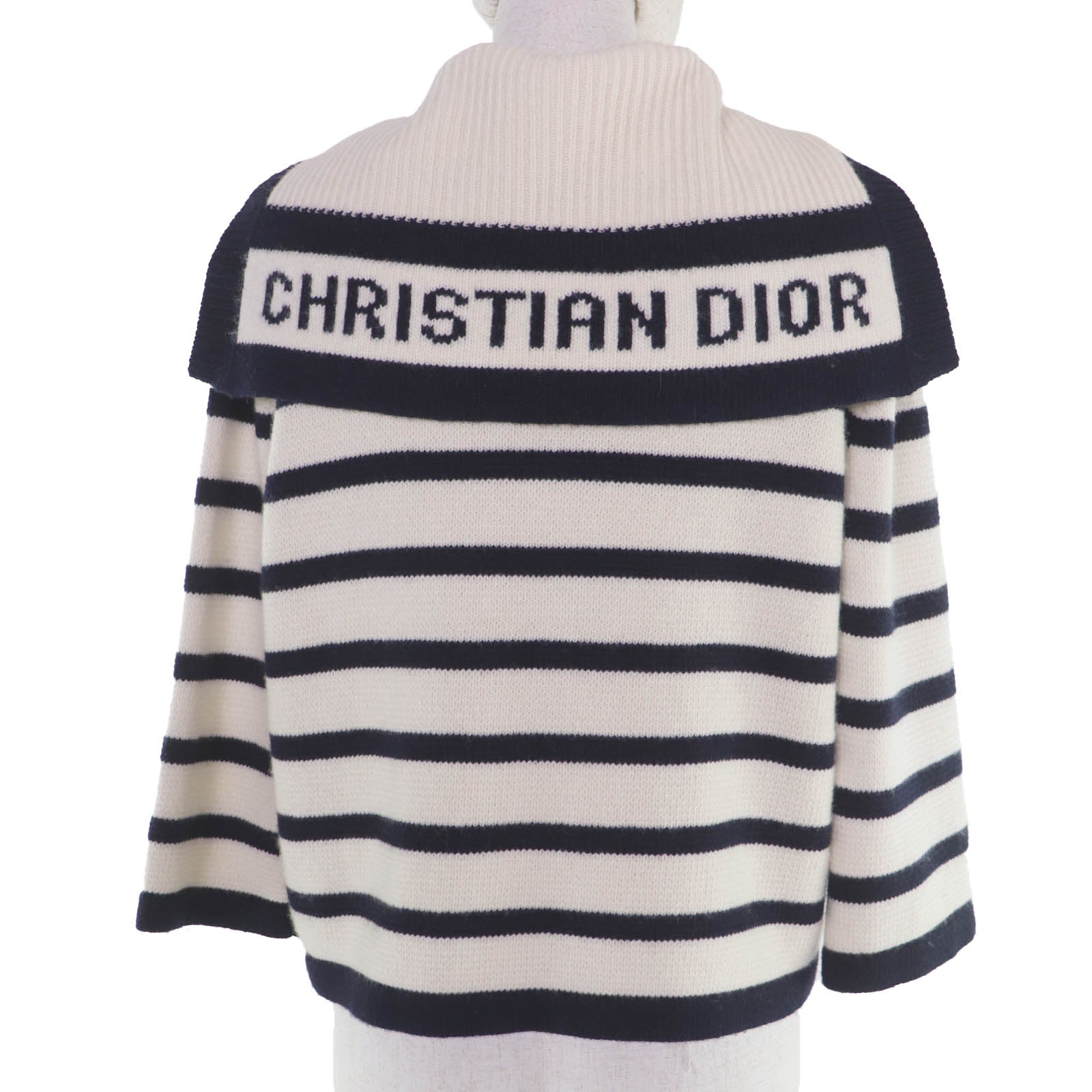 Excellent Christian Dior cardigan Maniere Marine Knit Sailor