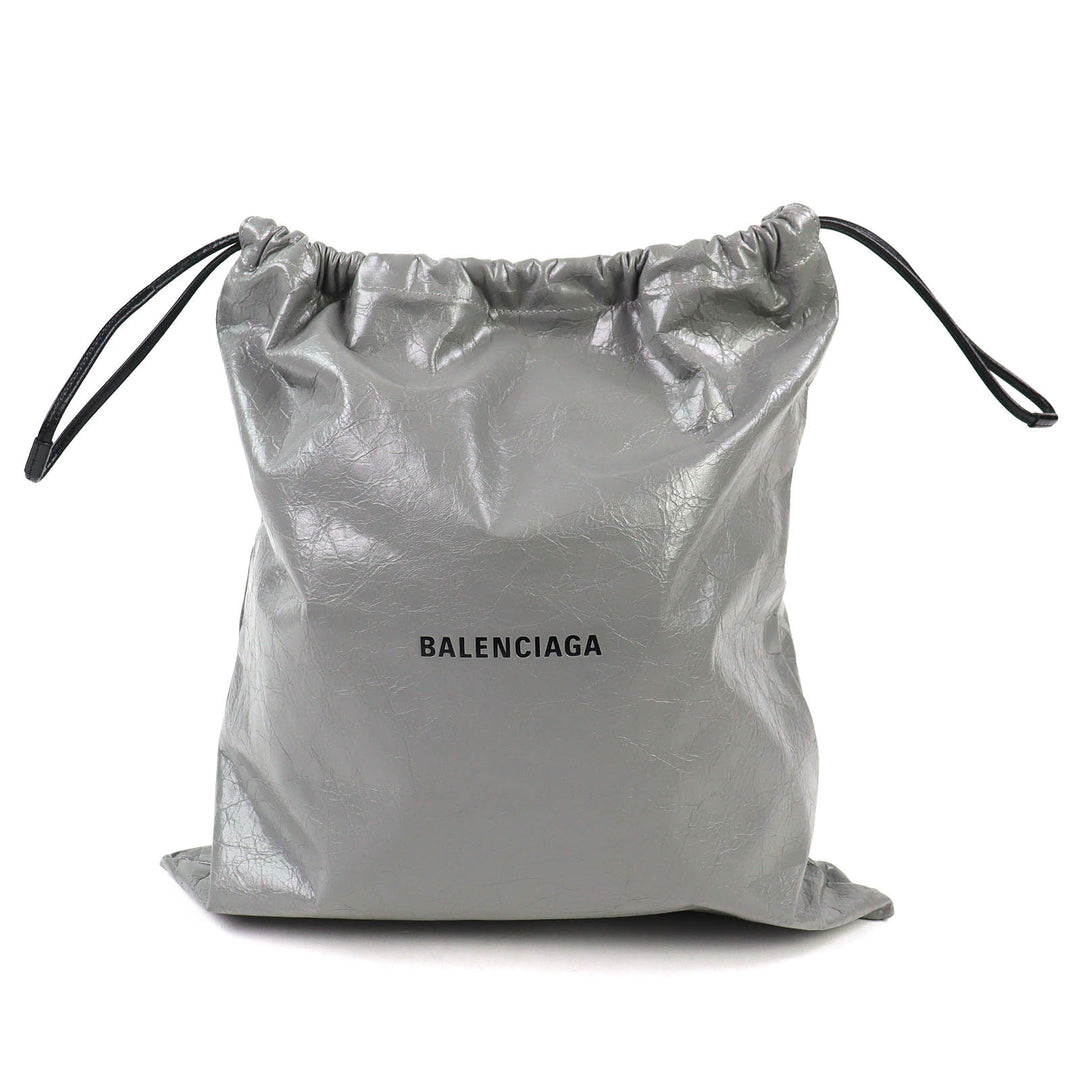 Excellent BALENCIAGA Shopper Dust Bag Pouch Arena Lambskin 851063