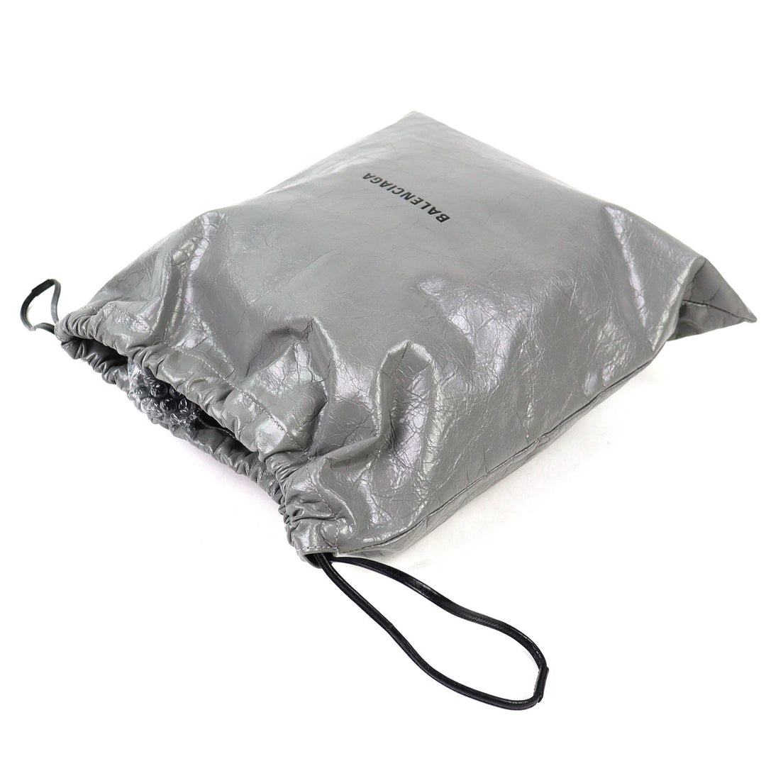 Excellent BALENCIAGA Shopper Dust Bag Pouch Arena Lambskin 851063