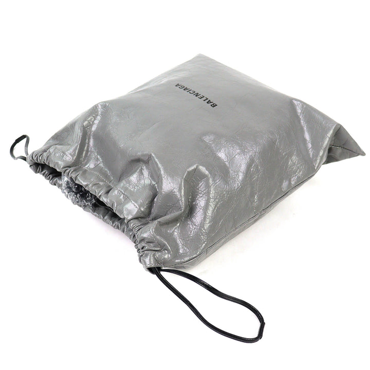 Excellent BALENCIAGA Shopper Dust Bag Pouch Arena Lambskin 851063