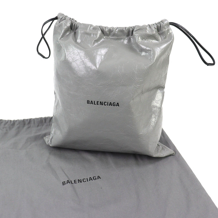 Excellent BALENCIAGA Shopper Dust Bag Pouch Arena Lambskin 851063