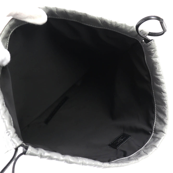 Excellent BALENCIAGA Shopper Dust Bag Pouch Arena Lambskin 851063