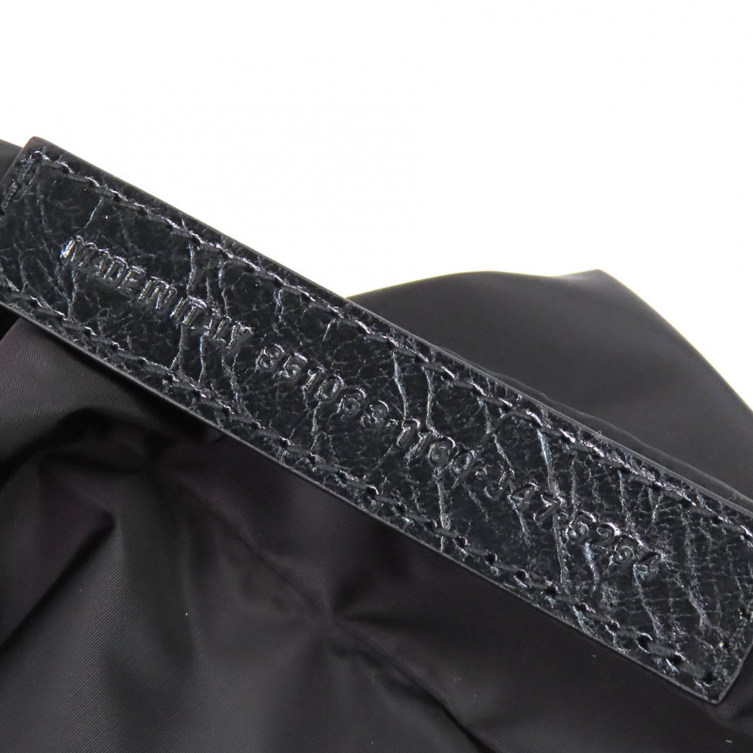 Excellent BALENCIAGA Shopper Dust Bag Pouch Arena Lambskin 851063