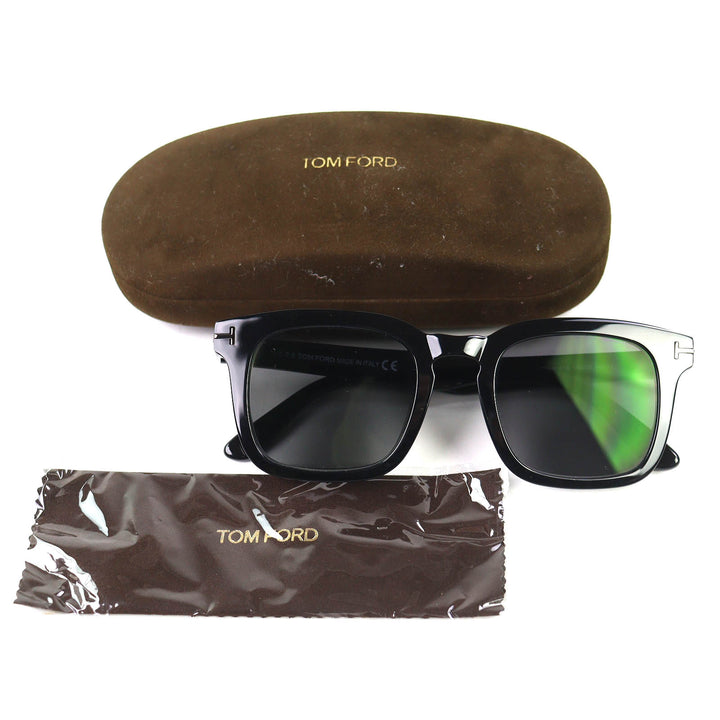 Excellent TOM FORD sunglasses Wellington black mens TF751 50□22 145