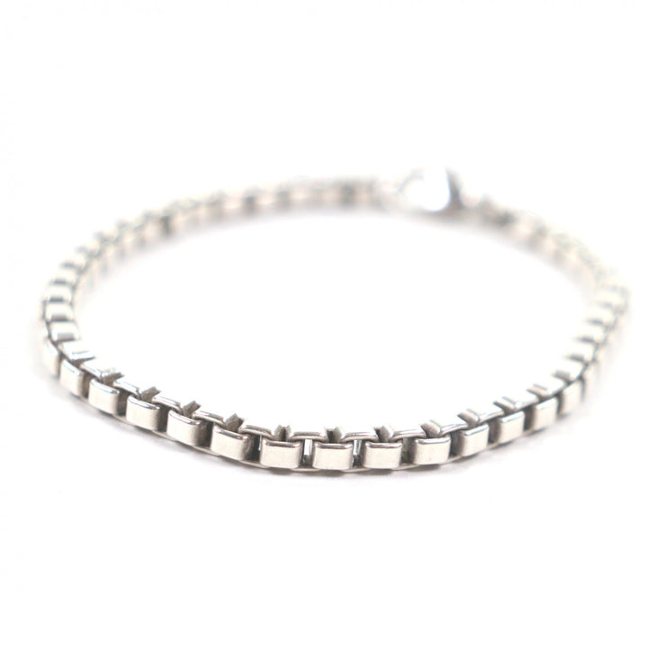 Very Good TIFFANY&Co. bracelet Venetian Chain Silver 925 mens